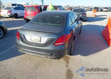 2016 Mercedes-Benz C 300 4Matic/Luxury 4Matic/Sport 4Matic from USA, damaged, VIN 55SWF4KB1GU155147